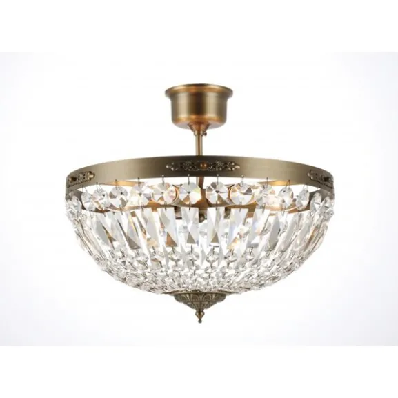 Plafond Rhea Medium Antikmässing 42cm