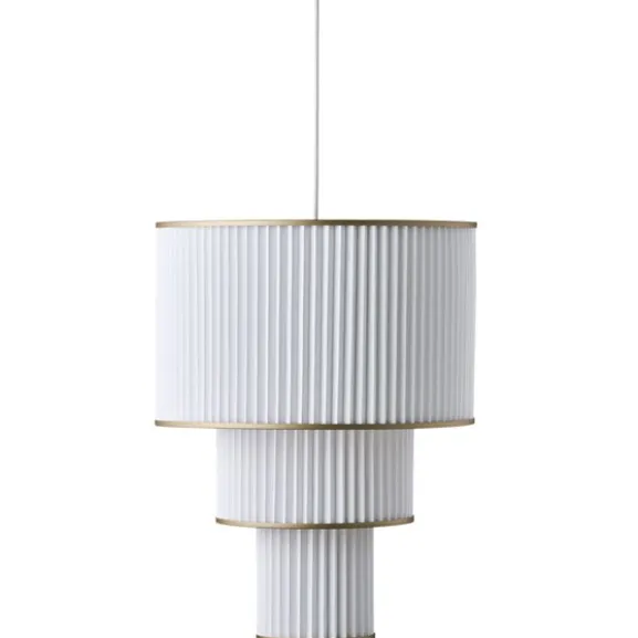 Plivello pendel S-M-L, vit/guld