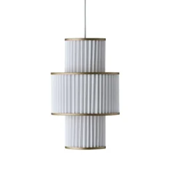 Plivello pendel S-M-S, vit/guld