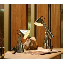 Pose Portabel bordslampa Silver
