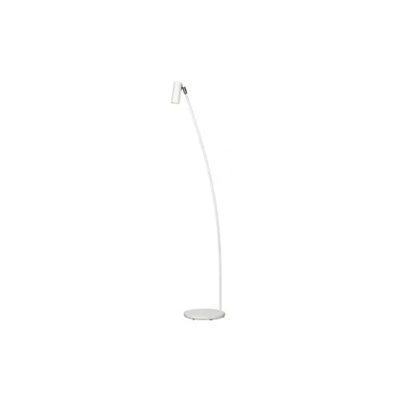 Puck golvlampa, vitstruktur 125cm