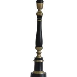 Regent Lampfot Svart/mässing 10cm