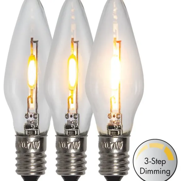 Reservlampa 5-pack 3-step LED 0.1-0.5W
