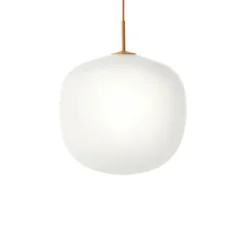Rime pendel, orange/opal 45cm