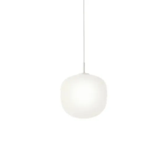 Rime pendel, vit/opal 25cm