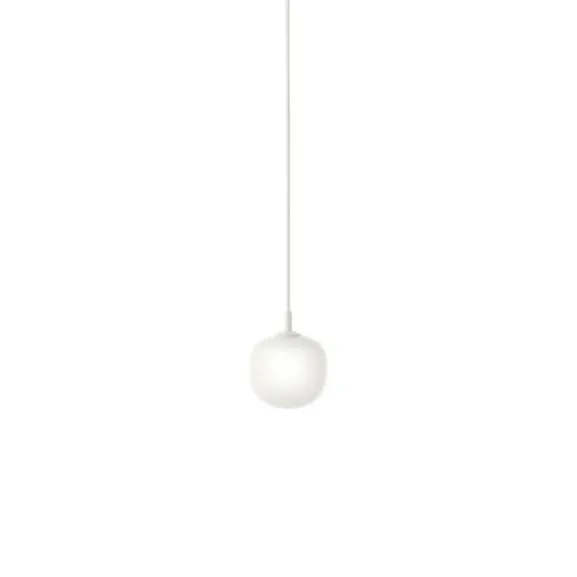 Rime pendel, vit/opal 12cm