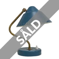 Ringus Bordslampa metall blå