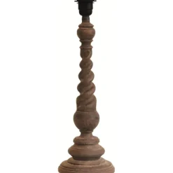 Riva Lampfot Aged wood 20cm