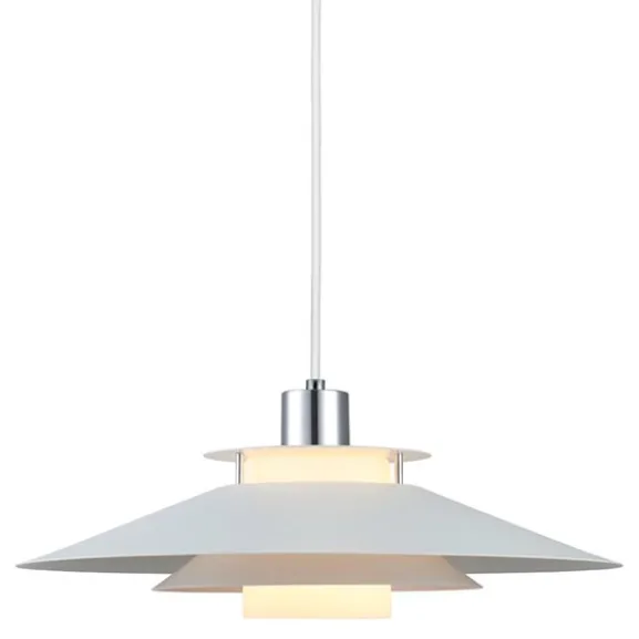 RIVOLI Taklampa Ø40 Vit/Krom
