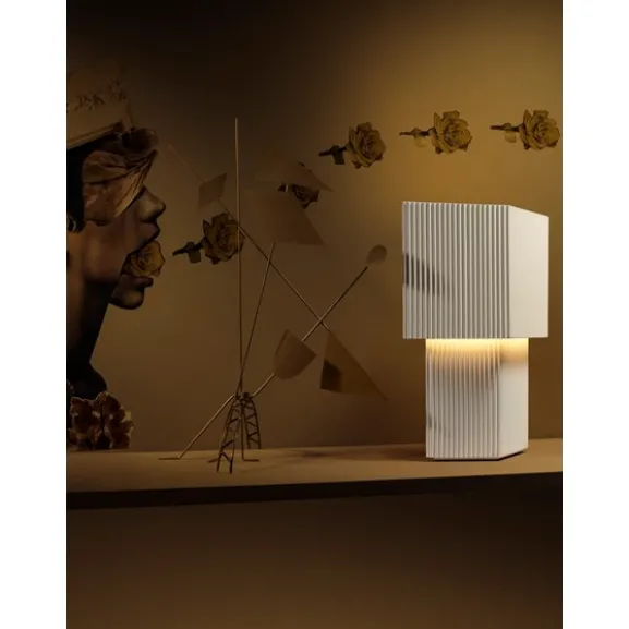 Romb Mini uppladdningsbar bordslampa Cotton