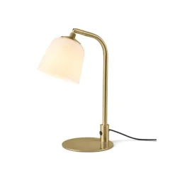 Room 49 bordslampa Opal / Antik mässing
