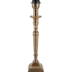 Salong lampfot, antikmässing 33cm