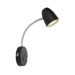 SANDNES vägglampa, svart