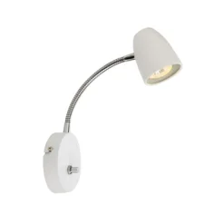 SANDNES vägglampa, vit
