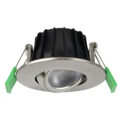 Sanna 230V 3000-4000K Singel Brushed steel