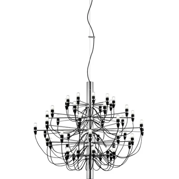 Sarfatti 2097/50 takkrona LED inkl. ljuskällor, Krom 100cm