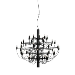 Sarfatti 2097/50 takkrona LED inkl. ljuskällor, Mattsvart 100cm