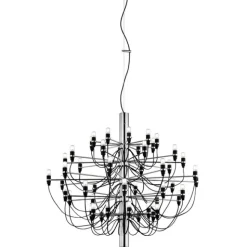 Sarfatti 2097/50 takkrona LED inkl. ljuskällor, Krom 100cm