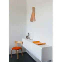 Secto vägglampa, björk 60cm