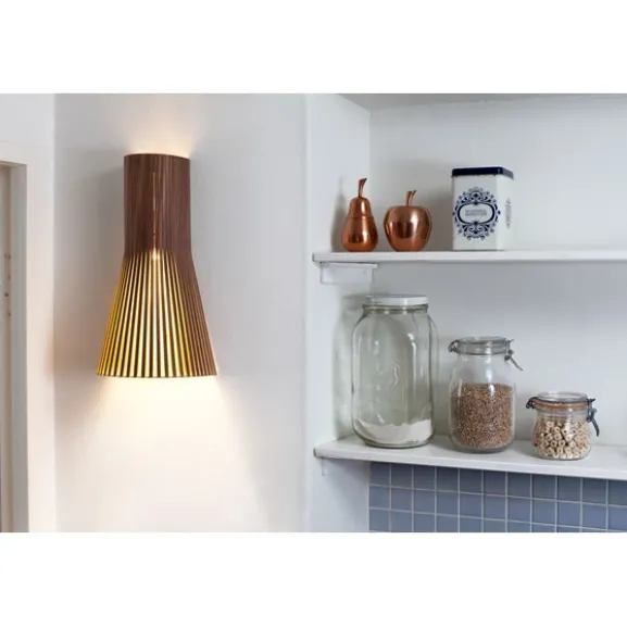 Secto vägglampa, svart 45cm