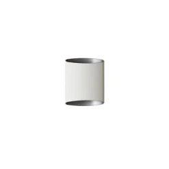 Sinne G9 vägglampa, vitstruktur/silver
