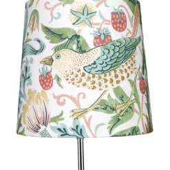 Sixten lampskärm 17 Strawberry Thief Cochineal/Willow