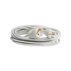 SKARVSLADD JORD 2M VIT KABEL 3G1.5 PETSKYDDAD