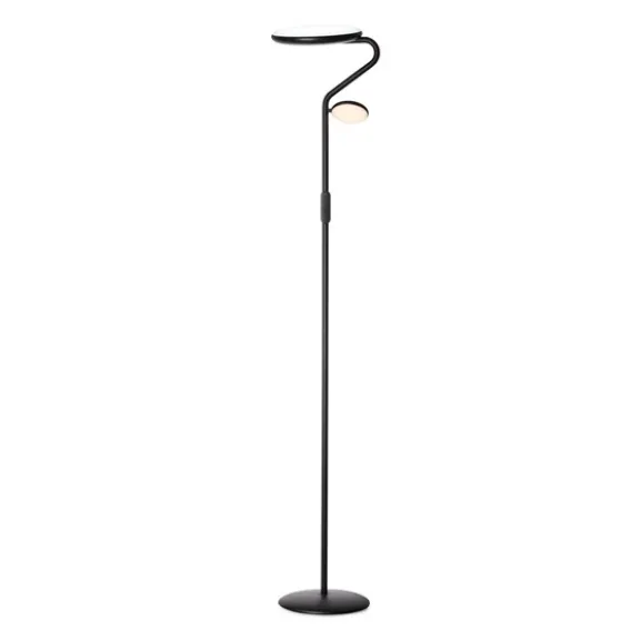 Slim Uplight Golvlampa - Svart