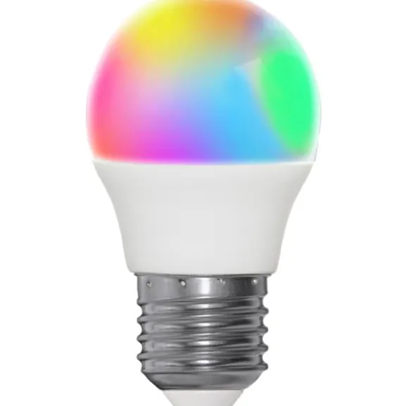 Smart LED-lampa E27 klot Smart Bulb 4,9W(40W) RGB+W
