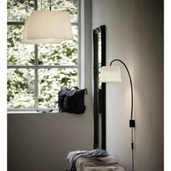 Snowdrop pendel medium, vit 30cm