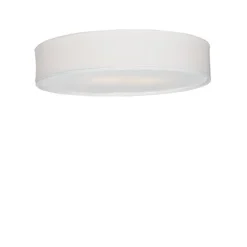Soft plafond, vit linne 50cm