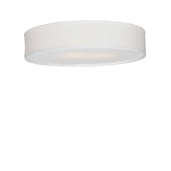 Soft plafond, vit linne 50cm