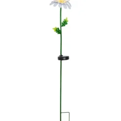 Solcellsdekoration Daisy Vit 77cm