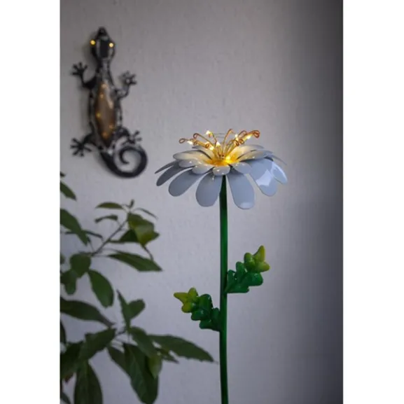 Solcellsdekoration Daisy Vit 77cm