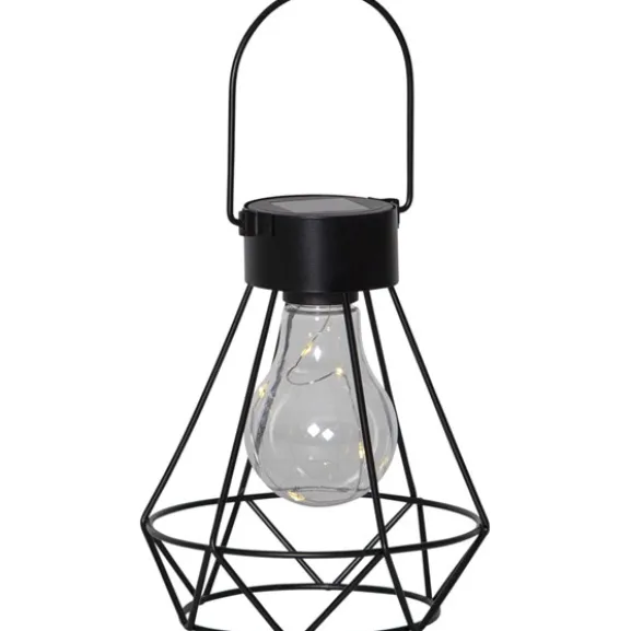 Solcellsdekoration Eddy Svart 15,5cm