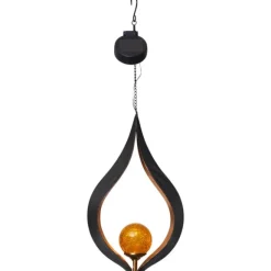 Solcellsdekoration Melilla Svart 31cm