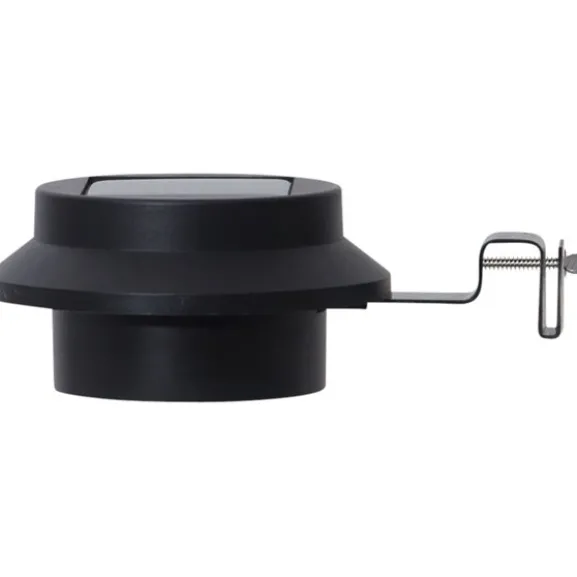 Solcellsvägglykta Fency Svart 6cm