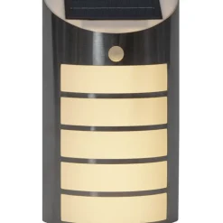 Solcellsvägglykta Wally Silver 26,5cm