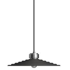 Sound pendel M svart E14