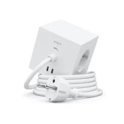 Square 1 USB-C/magnet grenuttag, White Martinelli Luce edition 3m