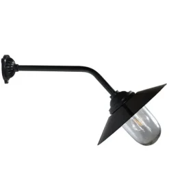 Stallykta gjutjärn 45°/53cm, svart