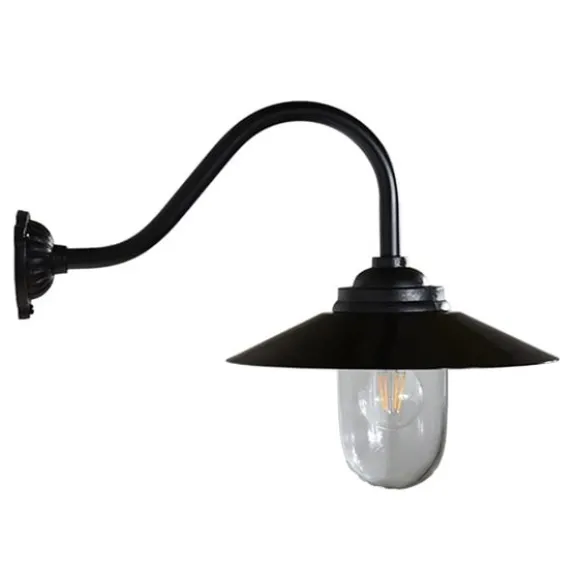 Stallykta gjutjärn 90°/49cm, svart