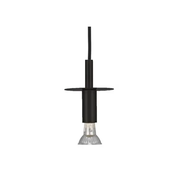 Star 1 pendel, svart strukturlack 13cm