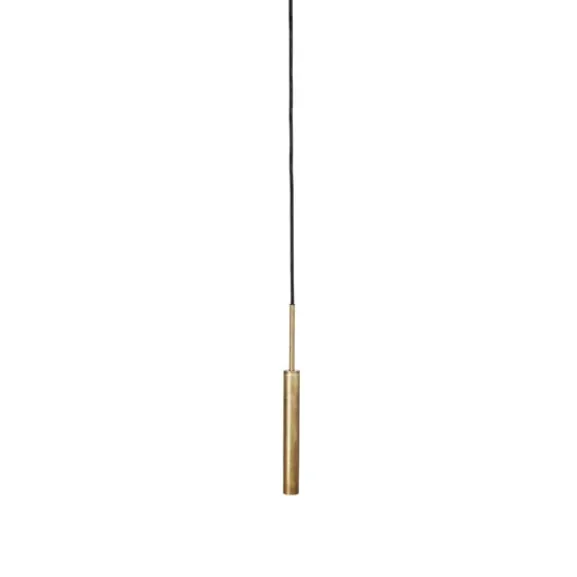 Stav taklampa, råmässing 35cm