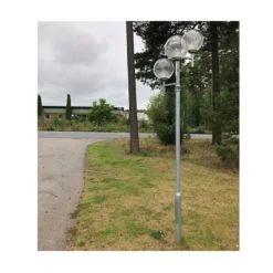 Stolpe 60Ø FAST 2,4m svart