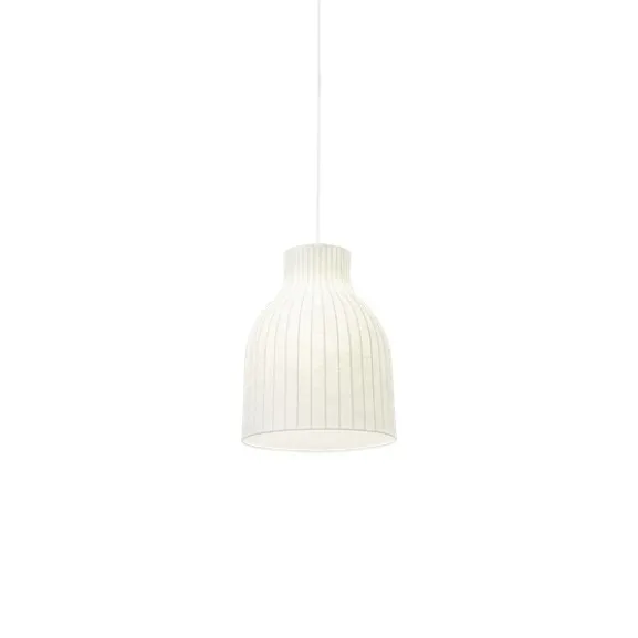 Strand pendel open, vit 40cm