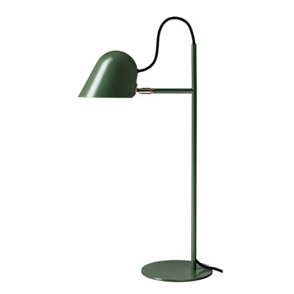 Streck bordslampa, tallgrön/mässing
