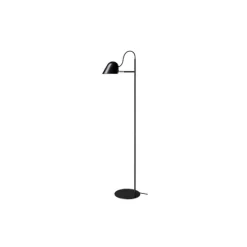 Streck golvlampa, svart/mässing