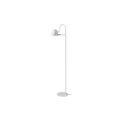 Streck golvlampa, vit/mässing