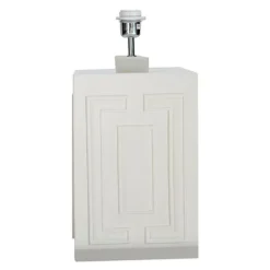 Stucco Lampfot Vit matt 24cm